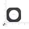 Dritz® Home Matte Black 1.562" Square Curtain Grommets, 8ct.